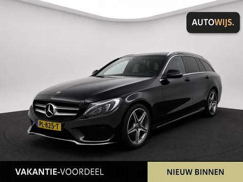 Mercedes-Benz C-klasse Estate 180 Business Solution|AMG LINE|PANO|CAMERA|LEDER|NAVI|STOELVERW