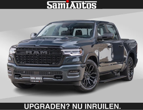 Dodge Ram Pick-Up LIMITED 5.7 V8 HEMI | € 79.950 excl excl | MAXIMAAL UITGERUST | NIEUWE KLEUR Forged Blue Metallic met Ebony Red interior seats | DUBBELE CABINE | 5 PERSOONS | DC | Allernieuwste Limited in nieuwe kleur Forged Blue – volledig uitgerust met alle opties.