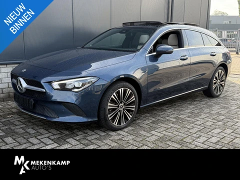 Mercedes-Benz CLA-klasse Shooting Brake 250 e Luxury Line 18"/Panoramadak/Leder/Stoel + stuurverwarming/Burmester/Elektrische klep/Keyless/PDC v+a/Apple Carplay & Android Auto