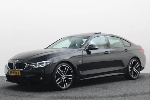 BMW 4 Serie Gran Coupé 420i High Executive Leer, Panoramadak, Cruise, Verwarmd Stuurwiel, Bluetooth, Navigatie, LED, PDC, 19''