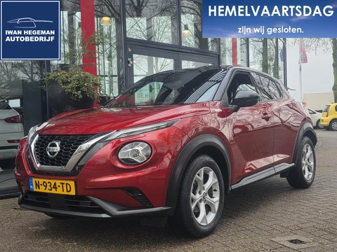 Nissan Juke 1.0 DIG-T Tekna AUTOMAAT | Trekhaak | Navigatie via Apple Carplay | Cruise Control | Climate Control | Parkeersensoren + Camera