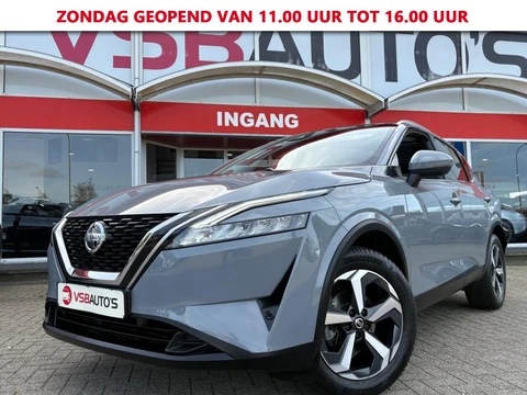 Nissan QASHQAI 1.3 MHEV N-CONNECTA NARDO-GREY PANO-DAK NAVI TREKHAAK CAMERA CARPLAY AIRCO LMV PDC