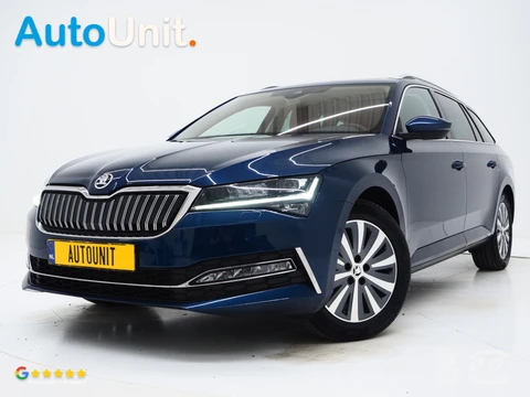 Škoda Superb Combi 1.4 TSI iV Style | Panoramadak | Leder | Trekhaak | Stoelkoeling | 360 | Memory | Keyless | Carplay