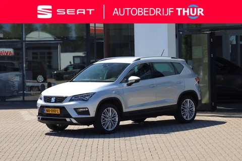 SEAT Ateca 1.4 EcoTSI Xcellence 150PK / 110kW DSG, NL auto, 1e eigenaar nieuwe door ons geleverd en onderhouden, dodehoekdetectie (Side Assist), verwarmbare voorstoelen, draadloze telefoonlader, achteruitrijcamera (Rear View), keyless go & entry, rondomzichtcamera (Area View), elektrische achterklep, 18" LMV, zwarte dakhemel, 2-zone climatronic, parkeerassistent (Park Assist), Apple Carplay & Android Auto, full LED verlichting, privacy glas, adaptieve cruise control (ACC), DAB+, reservewiel, elektrisch verstel-, verwarm- en inklapbare buitenspiegels etc.