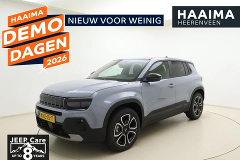 Jeep Avenger 1.2 e-Hybrid Summit | VAN €41.525,- VOOR €35.950,-! | Navigatie | Voorruitverwarming | 18'' lichtmetalen velgen | JBL | Elektrische kofferklep | Adapt. Cruise control