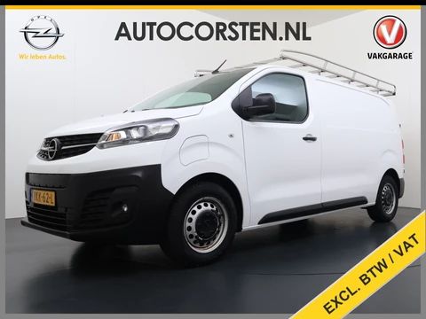 Opel Vivaro-e L2H1 75kWh Autom. 3-Persoons 360°Camera Navi Imperiaal Trekhaak Apple Carplay Android Auto Pdc Cruise Control SOH 88.5% DAB Bluetooth Betonplex Vloer Wandbetimmering Schuifdeur Regen-Lichtsensor 1.000KG Trekgewicht 1e Eigenaar Dealeronderhouden