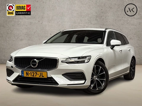 Volvo V60 2.0 B3 Momentum Sport Automaat 163Pk (APPLE CARPLAY, GROOT NAVI, KEYLESS, SPORTSTOELEN, GETINT GLAS, LM VELGEN, NIEUWE APK, NIEUWSTAAT)