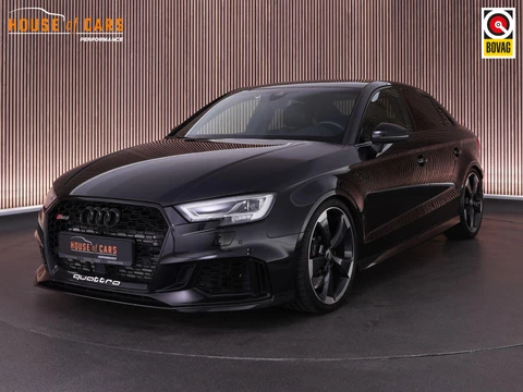 Audi RS3 Limousine 2.5 676pk TFSI quattro Stage 3 |pano|Bang&Olufsen|massage|virtual cockpit|Matrix LED|magnetic ride|stoelverwarming|Carplay|parkeercamera|DAB|blindspot|ACC|19" lichtmetalen|