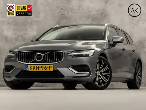 Volvo V60 2.0 T6 Recharge AWD Sport 391Pk Automaat (APPLE CARPLAY, GROOT NAVI, CAMERA, LEDER, GETINT GLAS, SPORTSTOELEN, ELEK ACHTERKLEP, NIEUWE APK, NIEUWSTAAT)