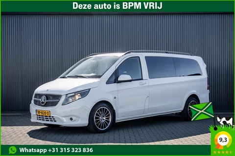 Mercedes-Benz Vito 114 CDI L3H1 | Automaat | DC 5-Zits | X-Lang | Camera | PDC | Navi | Climatronic | Trekhaak