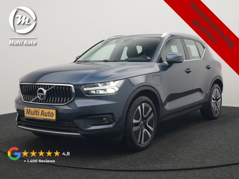 Volvo XC40 T4 Recharge Inscription 211pk PHEV Dealer O.H. | Trekhaak Af Fabriek | Adaptive Cruise | 360 Camera | Lederen Sportstoelen Memory & Verwarmd | Stuur Verwarmd | Apple Carplay | Keyless | Blis | Navigatie | DAB | Plug In Hybrid