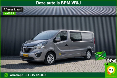 Opel Vivaro 1.6 CDTI L2H1 | 125PK | DC 6-Zits | Camera | Cruise | Airco | Trekhaak