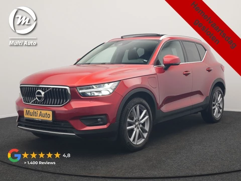 Volvo XC40 T5 Recharge Inscription PHEV 262pk Dealer O.H | Trekhaak af Fabriek | Panodak | Adaptive Cruise | Lederen Sportstoelen Verwarmd | 19"L.M | Camera | Keyless | Apple Carplay | Plug In Hybrid