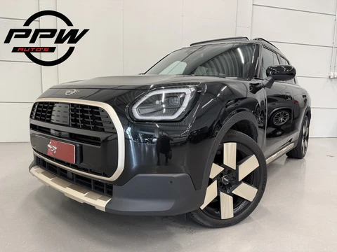 MINI Countryman 1.5 C JCW LEER PANO/20"/JCW DARK-PETROL LEER SP.STOEL/H&K/STANDKACHEL/HEAD-UP/360CAMERA/OLED-SCHERM/ACC/KEYLESS/DRIVING ASS.PLUS/FABRIEKS-GARANTIE T/M 07-2027