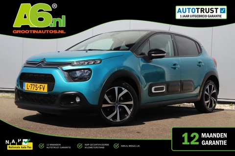 Citroen C3 1.2 PureTech Shine 110PK Automaat Nieuwe DB Riem! Trekhaak Navigatie Clima Cruise Achteruitrijcamera