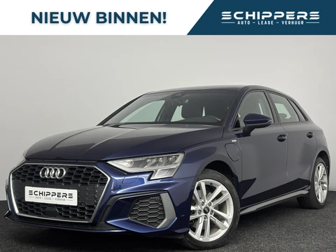 Audi A3 Sportback 40 TFSI e S-line | SOH 89,07% | 59KM WLTP | TREKHAAK | PLUG-IN HYBRIDE | LEDER | CRUISE CONTROL ADAPTIEF | S-LINE | 17'' VELGEN | LENDENSTEUN |