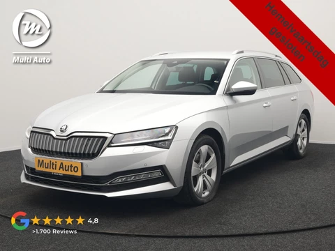 Škoda Superb Combi 1.4 TSI iV Business Edition PHEV 218pk Dealer O.H. | Adaptive Cruise | Camera | Voorstoelen Verwarmd | Apple Carplay | Crystal LED | Navigatie | Virtual Cockpit | DAB |