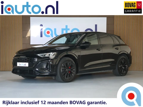 Audi Q8 e-tron 55 quattro S Edition 115 kWh SOH 100% Pano/LED Matrix/Luchtvering/360/B&O/Headup/Rode stiksels/ACC