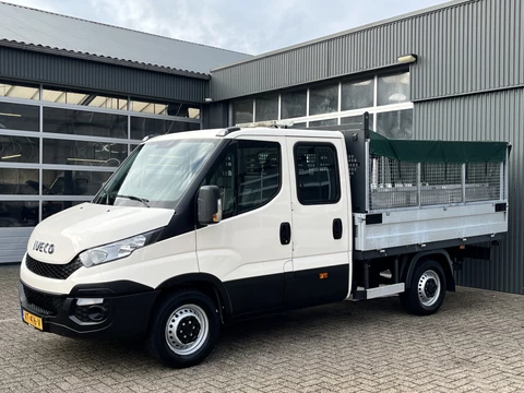 Iveco Daily 35S11D 2.3 345 7 persoons 3500kg trekgewicht Airco Euro 5 Pick-up Open laadbak Bakwagen 1e eiegenaar P-up