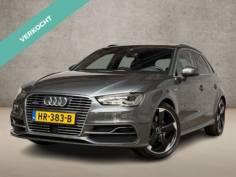 Audi A3 Sportback 1.4 e-tron PHEV S-Line Sport 204Pk Automaat (SCHUIFDAK, KUIPSTOELEN, NAPPA LEDER, BANG&OLUFSEN, GROOT NAVI, PLAT S-LINE SPORTSTUUR, KEYLESS, PARKEERSENSOREN, NIEUWSTAAT)