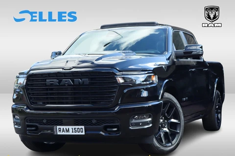 Dodge Ram 1500 2025 3.0L HURRICANE LARAMIE Night Premium | BPM VRIJ | NIEUW | LPG in of onderbouw | Deksel | Panoramadak | Luchtverin