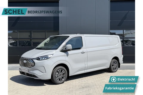 Ford E-Transit Custom 340 L2H1 Limited 71kWh 218pk - 370KM WLTP - AGR Bestuurdersstoel - ACC - B&O - Navi - Stoel/Stuurverwarming - 360 Camera - Blindspot - Rijklaar