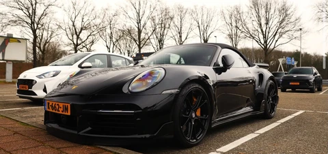 Porsche 911 992 Cabrio 3.8 Turbo S, 650 PK, TechArt/Ext., Sport/Design/Aero, Burmester, Inno/Drive/Cruise, Ventilatie, Org. NL!!