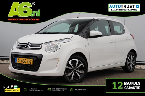 Citroen C1 1.0 VTi Shine 15 inch LMV Navigatie Achteruitrijcamera Bluetooth Airco Elektrische Ramen CV