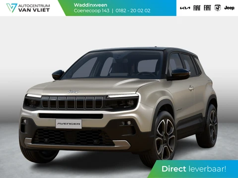 Jeep Avenger Summit 54 kWh | 17% Bijtelling | Schuif/Kanteldak | Leder&Winter Pack | infotainment&Convenience Pack | Warmtepomp