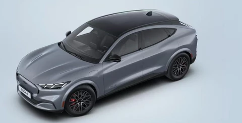 Ford Mustang Mach-E Extended Premium RWD 88 kWh | VOORRAAD | Glacier Grey | Panoramadak | Elektrische achterklep | Bang&Olufsen