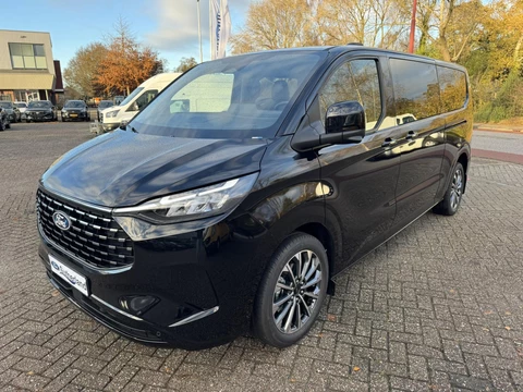 Ford Transit Custom Tourneo 340 2.5 PHEV L2H1 Titanium X 233pk | 16-weg elek. AGR-stoel | Handsfree elektrische dubbele zijschuifdeuren | Panoramadak | 15 B&O speaker | Inklapbare trekhaak | Verwarmbaar stuurwiel | Verwarmbare en elektrisch verstelbare stoelen tweede zitrij | Draadloos opladen