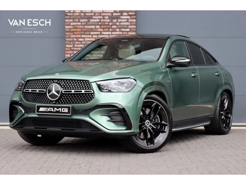 Mercedes-Benz GLE Coupé 400 e 4MATIC AMG Line | Manufaktur | Luchtvering | Distronic | Stoelventilatie | Verwarmd Stuurwie | Massage | Burmester | HUD | Trekhaak | Multibeam LED |