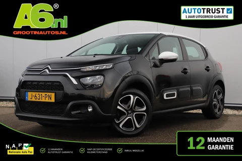 Citroen C3 1.2 PureTech Feel Navigatie Carplay Android Climate Cruise Control Rijstrooksensor Parkeersensor All-season banden!