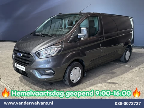 Ford Transit Custom 2.0 TDCI 131pk L2H1 Euro6 Airco | Navigatie | Apple Carplay | LED | 2800kg Trekhaak | Cruisecontrol Parkeersensoren, Bijrijdersbank