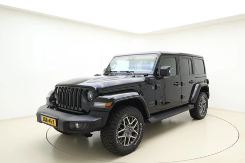 Jeep Wrangler Unlimited Plug-in Hybrid 4xe 380 80th Anniversary | Front & rear camera | Adaptieve cruise control | Stoel & stuurverwarming | Lederen interieur | Navigatie | Climate control