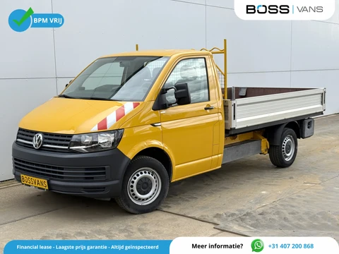 Volkswagen Transporter T6 150PK Open Laadbak Cruise Control Airco 2.2T Trekhaak Pritische Pickup Open Box