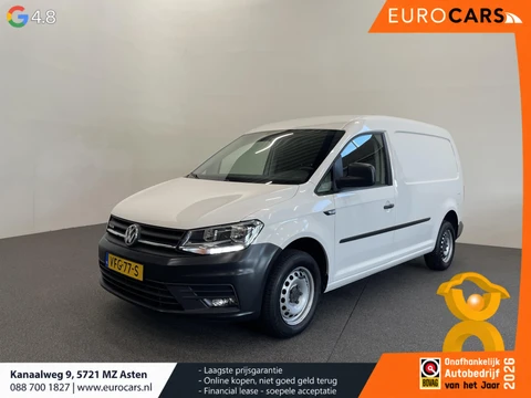 Volkswagen Caddy 1.4 TGI L2H1 EcoFuel Maxi Comfortline Airco Cruise PDC Verwarmbare voorruit Comfortstoelen Alarm Bluetooth Schuifdeur