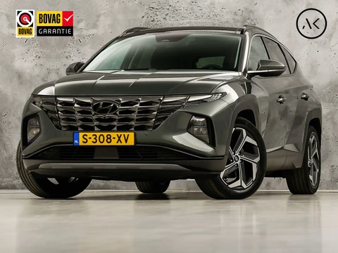 Hyundai Tucson 1.6 T-GDI HEV Premium Sky 230Pk Automaat (PANORAMADAK, STOELKOELING/VERWARMING, KRELL AUDIO, 360 CAMERA, ACHTERBANK VERWARMD, KEYLESS, SPORTSTOELEN, ADAPTIVE CRUISE, SFEERVERLICHTING, NIEUWSTAAT)