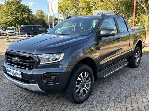 Ford Ranger 2.0 EcoBlue Wildtrak Supercab | SCI | 213pk | Automaat | Trekhaak | Adaptieve Cruise | 3.500kg Trekgewicht | Achteruitrijcamera | Rollertop | Dealer onderhouden