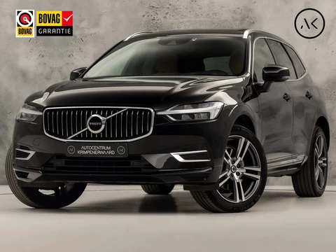 Volvo XC60 2.0 T8 Twin Engine AWD Inscription 391Pk Automaat (PANORAMADAK, STOELVERWARMING/KOELING, MEMORY SEATS, ZWART HEMEL, CAMERA, BRUIN LEDER, ELEK ACHTERKLEP, GETINT GLAS, NIEUWSTAAT)