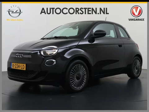 Fiat 500e Icon Long Range 42kWh SOH 91% Apple Carplay Android Auto Navi Ecc Cruise Control Keyless DAB Led Lmv Bluetooth Isofix Wifi Lane Assist Regen-Lichtsensor Grote Accu 1e Eigenaar Origineel Nederlandse Auto