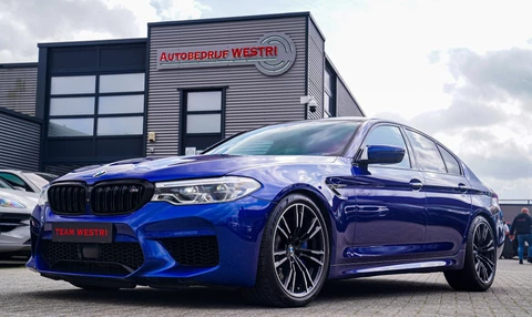 BMW 5-serie M5 | Sport uitlaat | Head up Display | Driving Assistant Plus | Carbon Dak | Harman/Kardon | Stoelverkoeling | 360 Cam