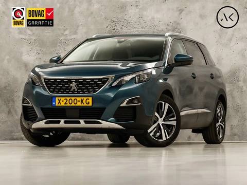 Peugeot 5008 1.2 PureTech GT-Line 7 Persoons Automaat 131Pk (GROOT NAVI, APPLE CARPLAY, 360 CAMERA, VIRTUAL DASHBOARD, LM VELGEN, NIEUWE APK)