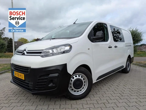 Citroën Jumpy 2.0 BlueHDI 120 Club XL DC Dubbel Cabine I Marge Geen BTW I 6 Persoons I Airco I Cruise I 2x Schuif I Trekhaak