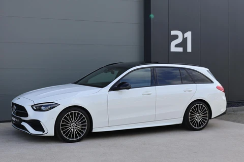 Mercedes C-klasse Estate 200 AMG Line / Panoramadak / Memory Stoelen / 360 Camera / Night Pakket / Burmester Surround