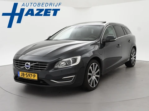 Volvo V60 2.4 D6 TWIN ENGINE SUMMUM EURO 6 + SCHUIFDAK | TREKHAAK | SPORTSTOELEN | 18 INCH LMV