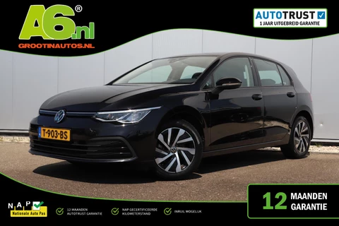 Volkswagen Golf 1.0 eTSI Life Business Automaat NAP Adaptive Cruise 16 inch LMV Navigatie Sfeerverlichting Climate LED