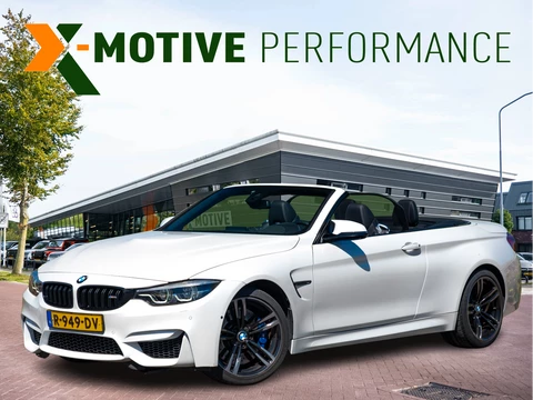 BMW 4-serie Cabrio M4 | M-Performance uitlaat | H&K Surround | Adap M- onderstel | Hud Display | Nav Proff | 360 Cam | Lane Assist | Nekverwarming | Stuur- Stoelverw | BMW Onderhouden | 2 eig