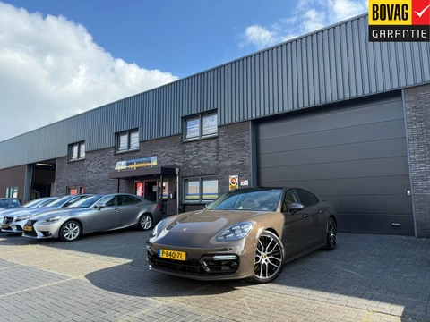 Porsche Panamera 2.9 4 E-Hybrid Platinum Edition | 2E EIGENAAR | 12MND GARANTIE | ACC | PANO | HUD | CARPLAY | SFEER | 360 CAMERA | BOMVOL | SOFTCLOSE |