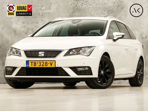 SEAT Leon 1.0 EcoTSI Intense Sport Automaat (APPLE CARPLAY, DEALER ONDERHOUDEN, NAVIGATIE, CLIMATE, LOGISCH NAP, KEYLESS, SPORTSTOELEN, PARKEERSENSOREN, GETINT GLAS, CRUISE, NIEUWSTAAT)